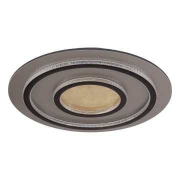 Globo - Ρυθμιζόμενο φωτιστικό οροφής LED/60W/230V 3000-6500K διάμ. 55 cm μαύρο + τηλεχειριστήριο