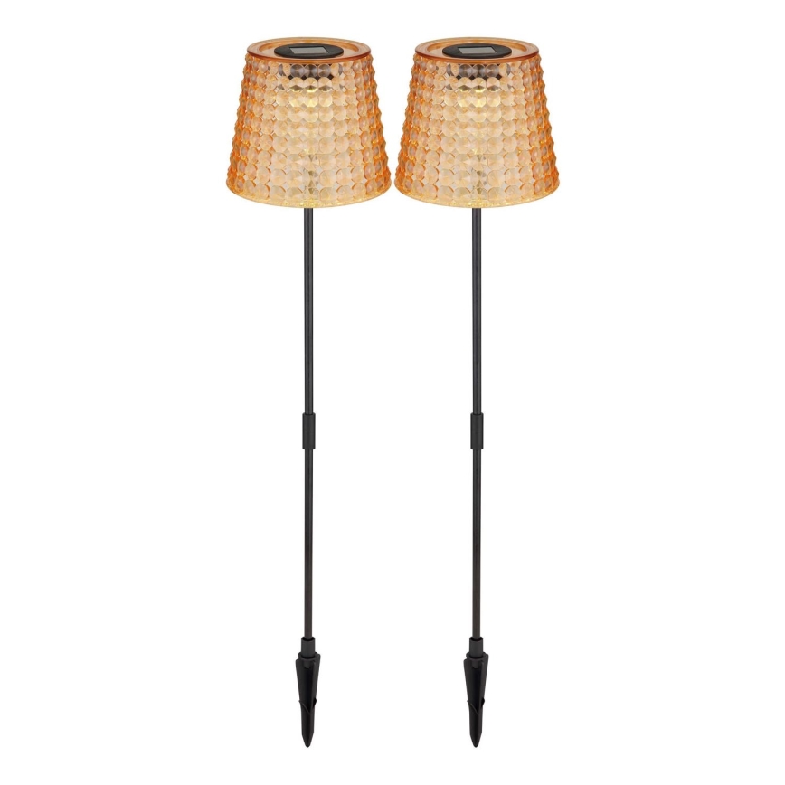 Globo - ΣΕΤ 2x Ηλιακό φωτιστικό LED LED/0,06W/3V IP44 πορτοκάλι