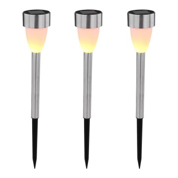 Globo - ΣΕΤ 3x Ηλιακό Φωτιστικό 3xLED/0,06W/1,2V IP44 200 mAh