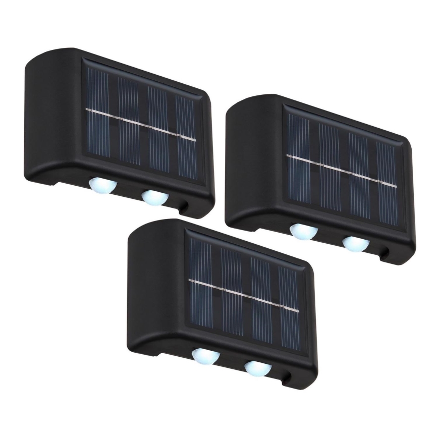 Globo - ΣΕΤ 3x Ηλιακό φωτιστικό LED LED/0,8W/3V 6500K IP44 600 mAh