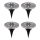 Globo - ΣΕΤ 4x Ηλιακό φωτιστικό LED LED/0,1W/3V IP44 300 mAh