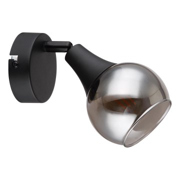 Globo - Σποτ τοίχου 1xE14/40W/230V μαύρο