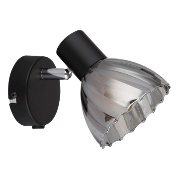 Globo - Σποτ τοίχου 1xE14/40W/230V μαύρο