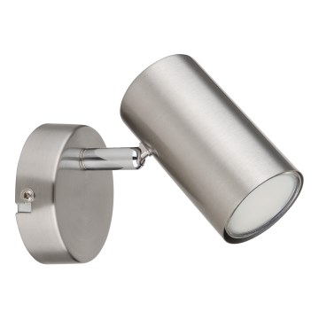 Globo - Σποτ τοίχου 1xGU10/25W/230V ματ χρώμιο