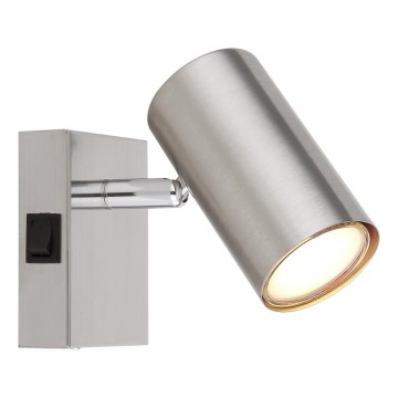Globo - Σποτ τοίχου 1xGU10/25W/230V ματ χρώμιο
