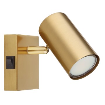 Globo - Σποτ τοίχου 1xGU10/25W/230V χρυσό