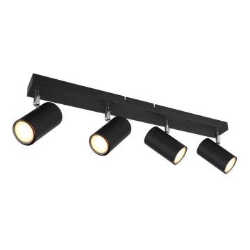 Globo - Σποτ φωτιστικό 4xGU10/35W/230V μαύρο