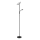 Globo - Φωτιστικό δαπέδου LED Dimmable LED/20W/230V+ LED/5W 3000/4000/6500K μαύρο