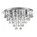 Globo - Φωτιστικό οροφής 5xE14/40W/230V διάμετρος 46 cm γυαλιστερό χρώμιο