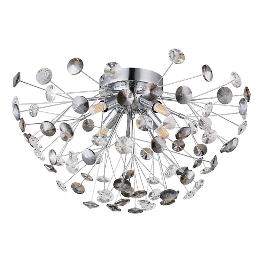 Globo - Φωτιστικό οροφής LED 4xG9/3,5W/230V διάμετρος 45 cm γυαλιστερό χρώμιο