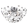 Globo - Φωτιστικό οροφής LED 4xG9/3,5W/230V διάμετρος 45 cm γυαλιστερό χρώμιο