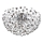Globo - Φωτιστικό οροφής LED 6xG9/3,5W/230V διάμετρος 60 cm γυαλιστερό χρώμιο