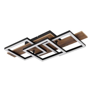Globo - Φωτιστικό οροφής LED LED/24W/230V 3000K 33x58 cm καφέ/μαύρο