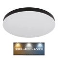 Globo - Φωτιστικό οροφής LED LED/50W/230V 3000K/4000K/6500K διάμετρος 50 cm μαύρο
