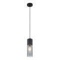 Globo - Φωτιστικό οροφής με καλώδιο 1xE27/25W/230V διάμ. 10,5 εκ. μαύρο