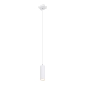 Globo - Φωτιστικό οροφής με καλώδιο 1xGU10/35W/230V λευκό