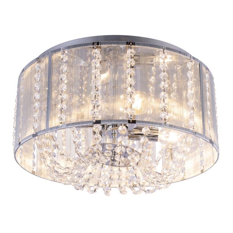 Globo - Φωτιστικό Οροφής με Κρύσταλλα 4xE14/40W/230V