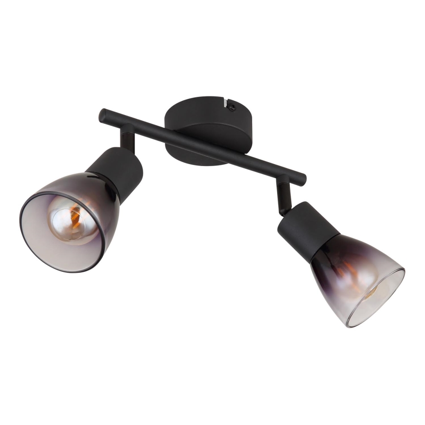 Globo - Φωτιστικό σποτ 2xE14/25W/230V μαύρο