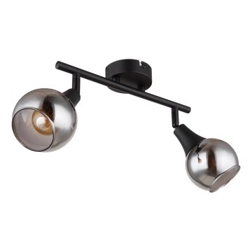 Globo - Φωτιστικό σποτ 2xE14/40W/230V μαύρο