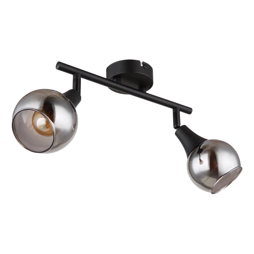 Globo - Φωτιστικό σποτ 2xE14/40W/230V μαύρο