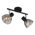 Globo - Φωτιστικό σποτ 2xE14/40W/230V μαύρο