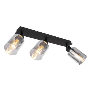 Globo - Φωτιστικό σποτ 3xE27/15W/230V μαύρο