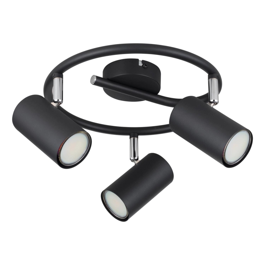 Globo - Φωτιστικό σποτ 3xGU10/25W/230V μαύρο