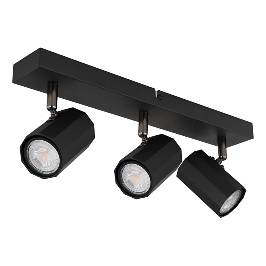 Globo - Φωτιστικό σποτ 3xGU10/25W/230V μαύρο