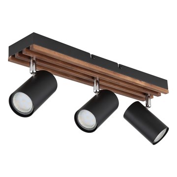 Globo - Φωτιστικό σποτ 3xGU10/25W/230V μαύρο