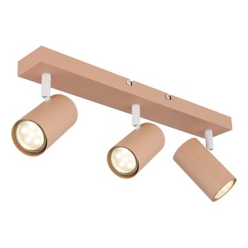 Globo - Φωτιστικό σποτ 3xGU10/25W/230V πορτοκαλί
