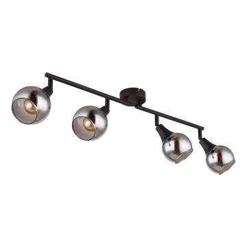 Globo - Φωτιστικό σποτ 4xE14/40W/230V μαύρο