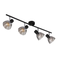 Globo - Φωτιστικό σποτ 4xE14/40W/230V μαύρο