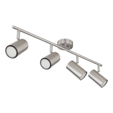 Globo - Φωτιστικό σποτ 4xGU10/25W/230V ματ χρώμιο