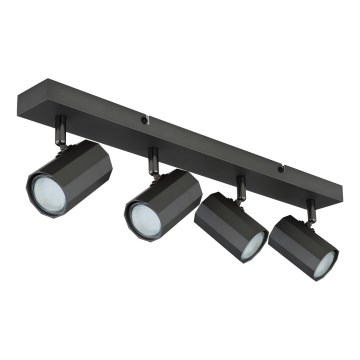 Globo - Φωτιστικό σποτ 4xGU10/25W/230V μαύρο