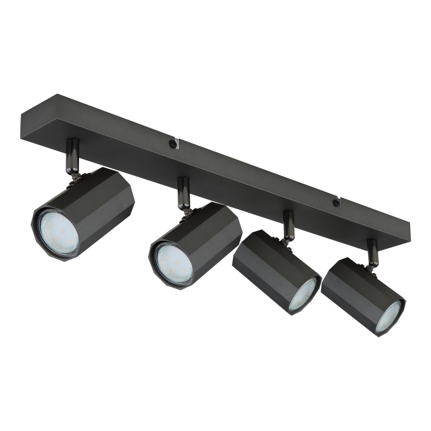 Globo - Φωτιστικό σποτ 4xGU10/25W/230V μαύρο
