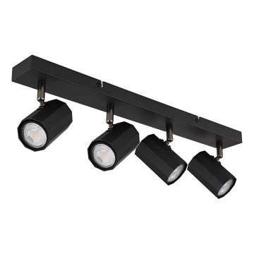 Globo - Φωτιστικό σποτ 4xGU10/25W/230V μαύρο