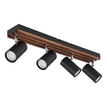 Globo - Φωτιστικό σποτ 4xGU10/25W/230V μαύρο