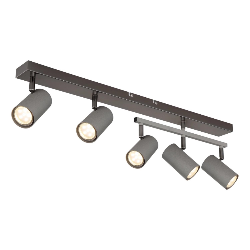 Globo - Φωτιστικό σποτ 5xGU10/35W/230V γκρι