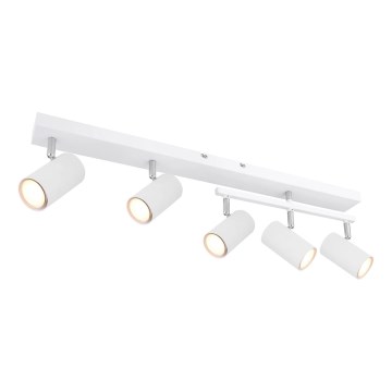 Globo - Φωτιστικό σποτ 5xGU10/35W/230V λευκό