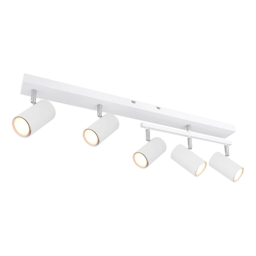 Globo - Φωτιστικό σποτ 5xGU10/35W/230V λευκό