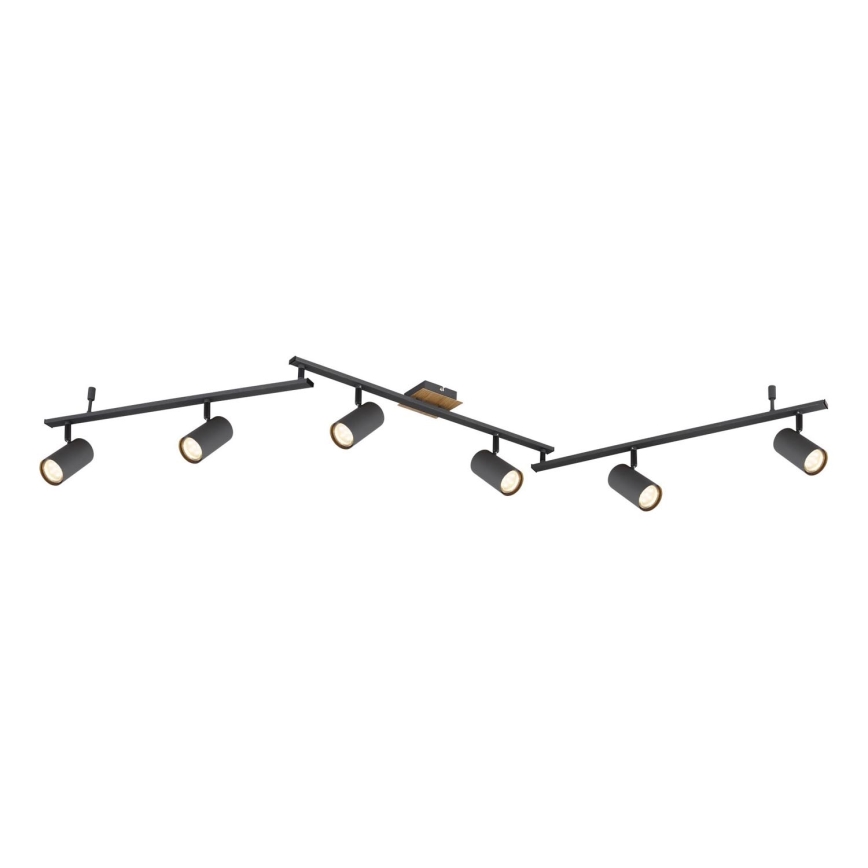 Globo - Φωτιστικό σποτ 6xGU10/35W/230V ανθρακί