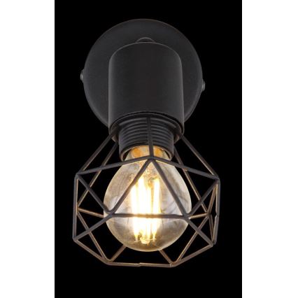 Globo - Φωτιστικό σποτ τοίχου LED 1xE14/6W/230V μαύρο