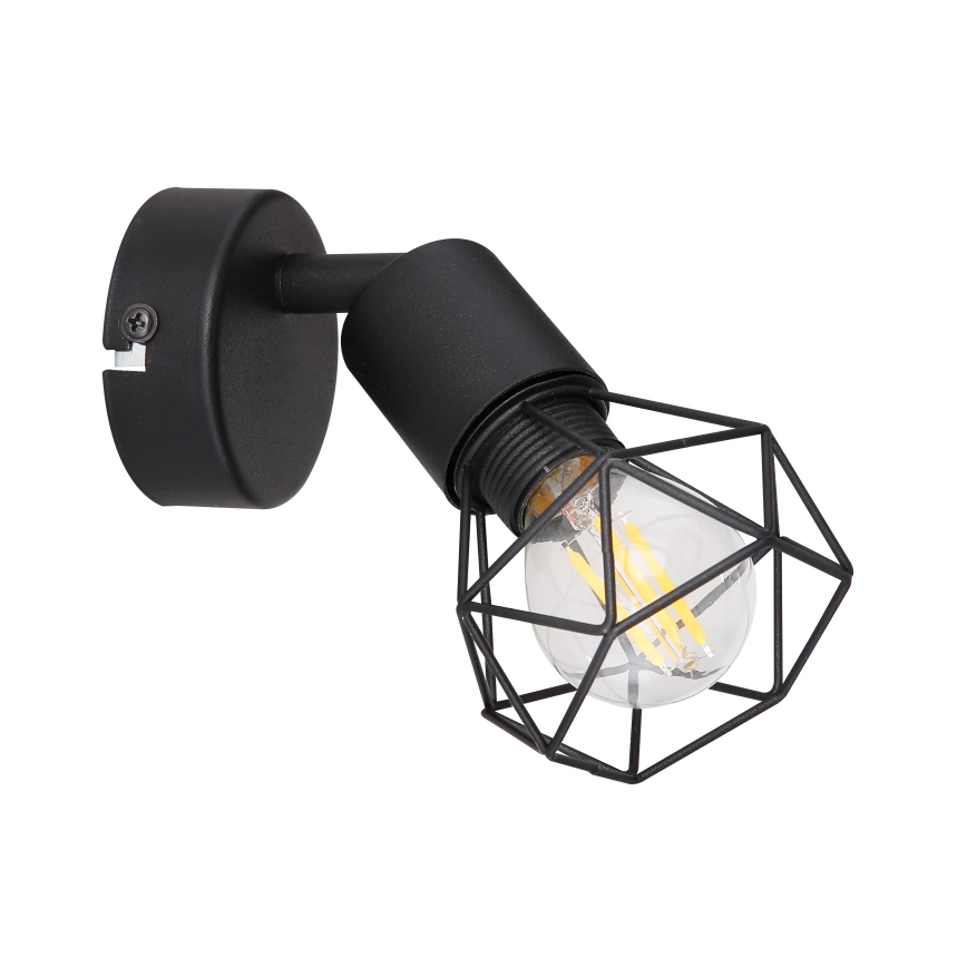 Globo - Φωτιστικό σποτ τοίχου LED 1xE14/6W/230V μαύρο
