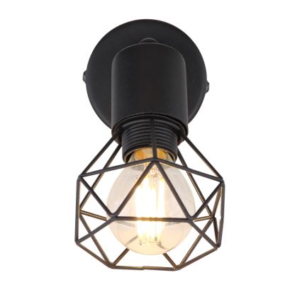 Globo - Φωτιστικό σποτ τοίχου LED 1xE14/6W/230V μαύρο