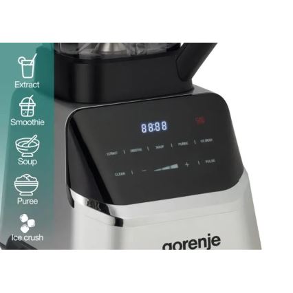 GORENJE BP1500DE - Επιτραπέζιο μπλέντερ 2 l 1500W/230V ανοξείδωτο/μαύρο