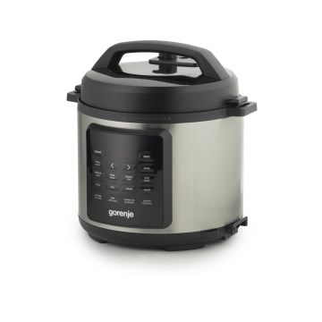 GORENJE GMC6SBK - Πολυλειτουργική ηλεκτρική κατσαρόλα 6 L 8 σε 1 1000W/230V ανοξείδωτη