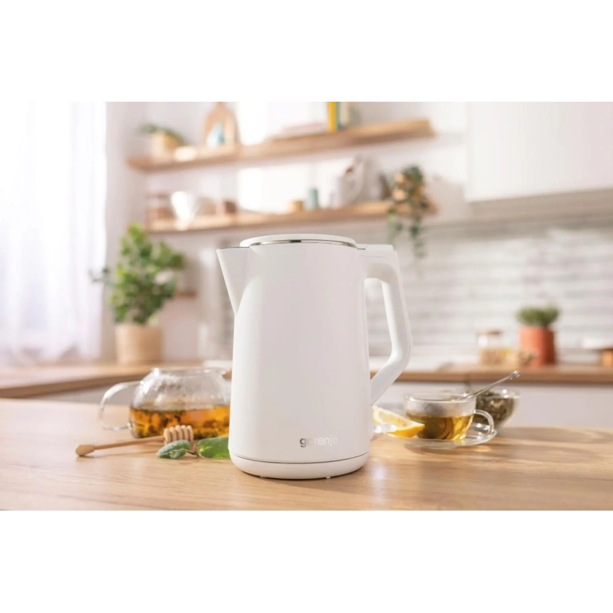 GORENJE K15DWW - Ηλεκτρικός βραστήρας 1,5 l 2200W/230V λευκός