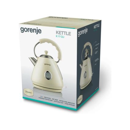 GORENJE K17CLI - Ηλεκτρικός βραστήρας 1,7 l 2200W/230V μπεζ