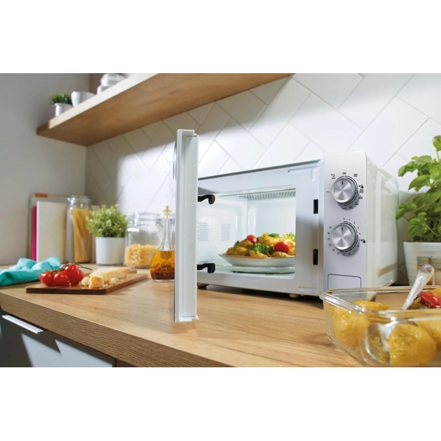 GORENJE MO20E2W - Φούρνος μικροκυμάτων με γκριλ, 800 W / 230 V, 20 l, λευκός