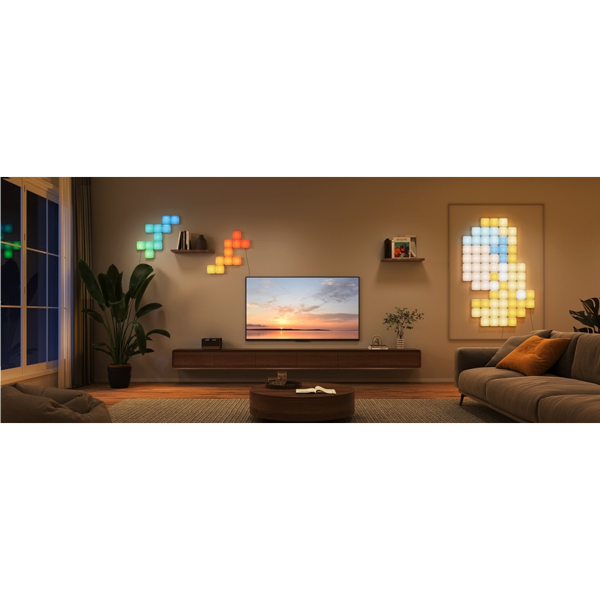 Govee - 10x Έξυπνο μίνι πάνελ RGBIC Wi-Fi